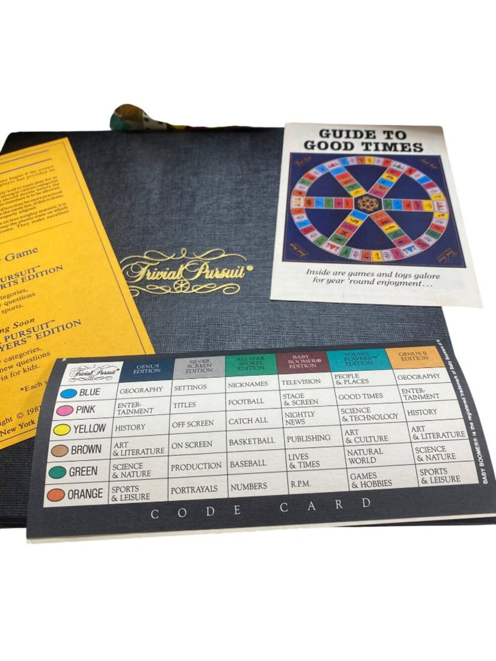 Trivial Pursuit Master Game Genus Edition Board Game Complete Set - Picture 5 of 8